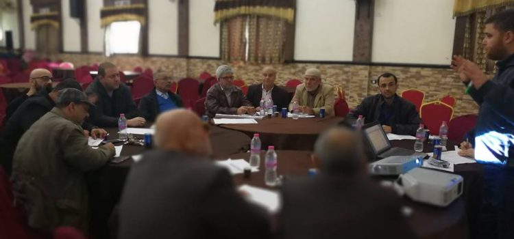 الحياة والأمل تشارك في لقاءات إعداد الخطة الاستراتيجية التنموية لبلدية جباليا النزلة